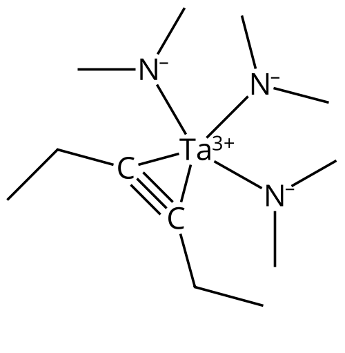 Tris(dimethylamino)3-hexyne tantalum Chemical Structure